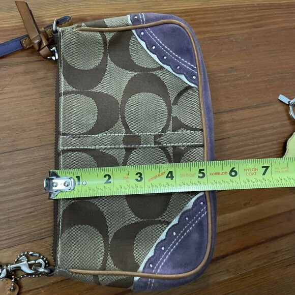 Coach VTG Coral Fish Appliqué Mini Bag & Key Ring Limited Edition H05Q-1491 - Picture 7 of 16